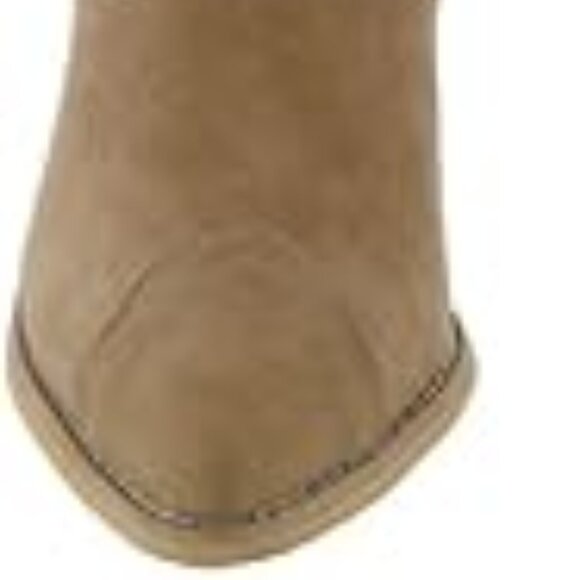 NEW VOLATILE Preston Western High Heel Shaft Boots beige 563tn - Picture 5 of 7